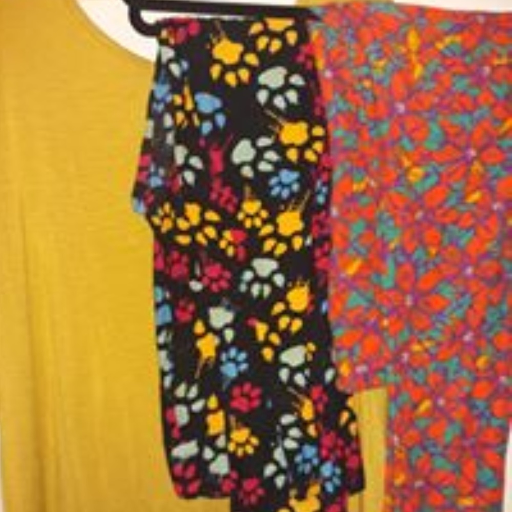 TC Lularoe Leggings - PawPrint - UNICORN